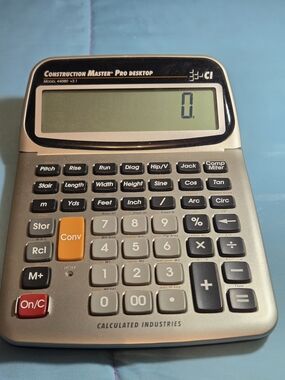 Calculated Industries 44080 Construction Master Pro-Desktop Advanced Construc...